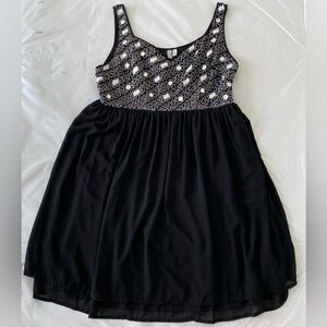 Black Mini Dress XL